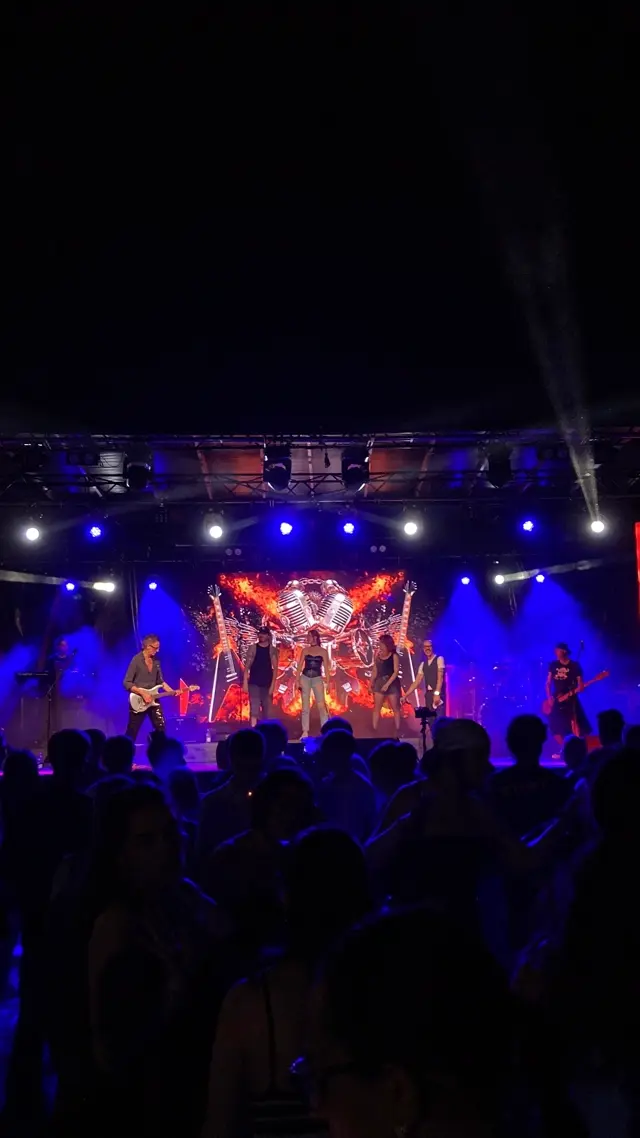 Il pubblico sotto il palco